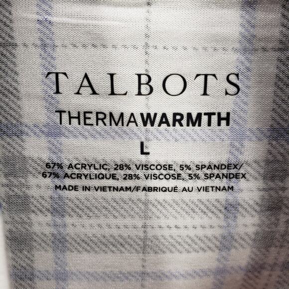 Talbots Women's Thermawarmth Turtle Neck Soft Stretch Top Size Large - Picture 8 of 13